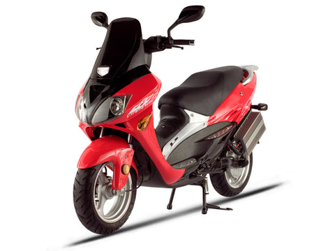 X-treme XM-5000Li Electric Moped Scooter - Red