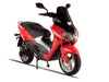 X-treme XM-5000Li Electric Moped Scooter - Red